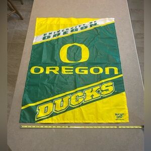 University Of Oregon Ducks Flag 36” X 27” Green And Yellow